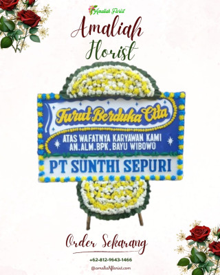 Papan Bunga Duka di Cideng