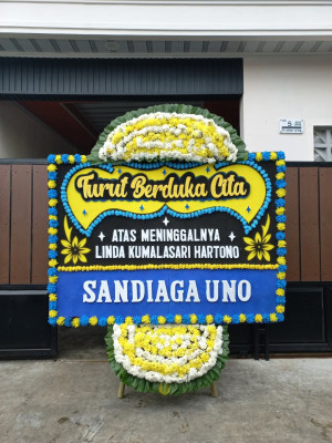 Papan Bunga Duka di Cideng